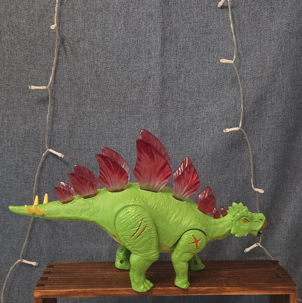 Zuri Inc Stegosaurus Walking Dinosaur Light Up Spikes 12.5