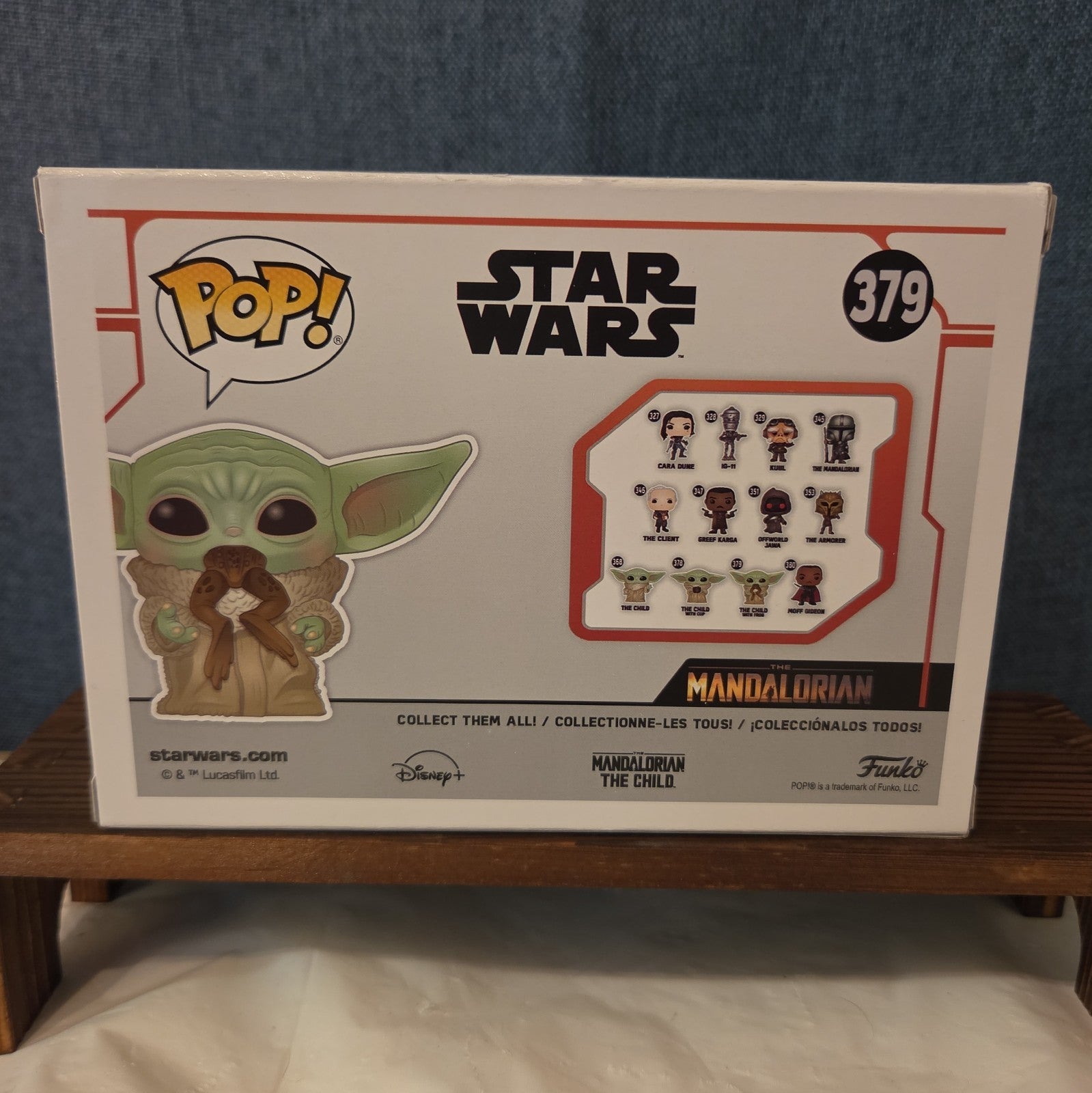 Funko Pop Star Wars The Child With Frog #379 Grogu Vinyl Figure MIB