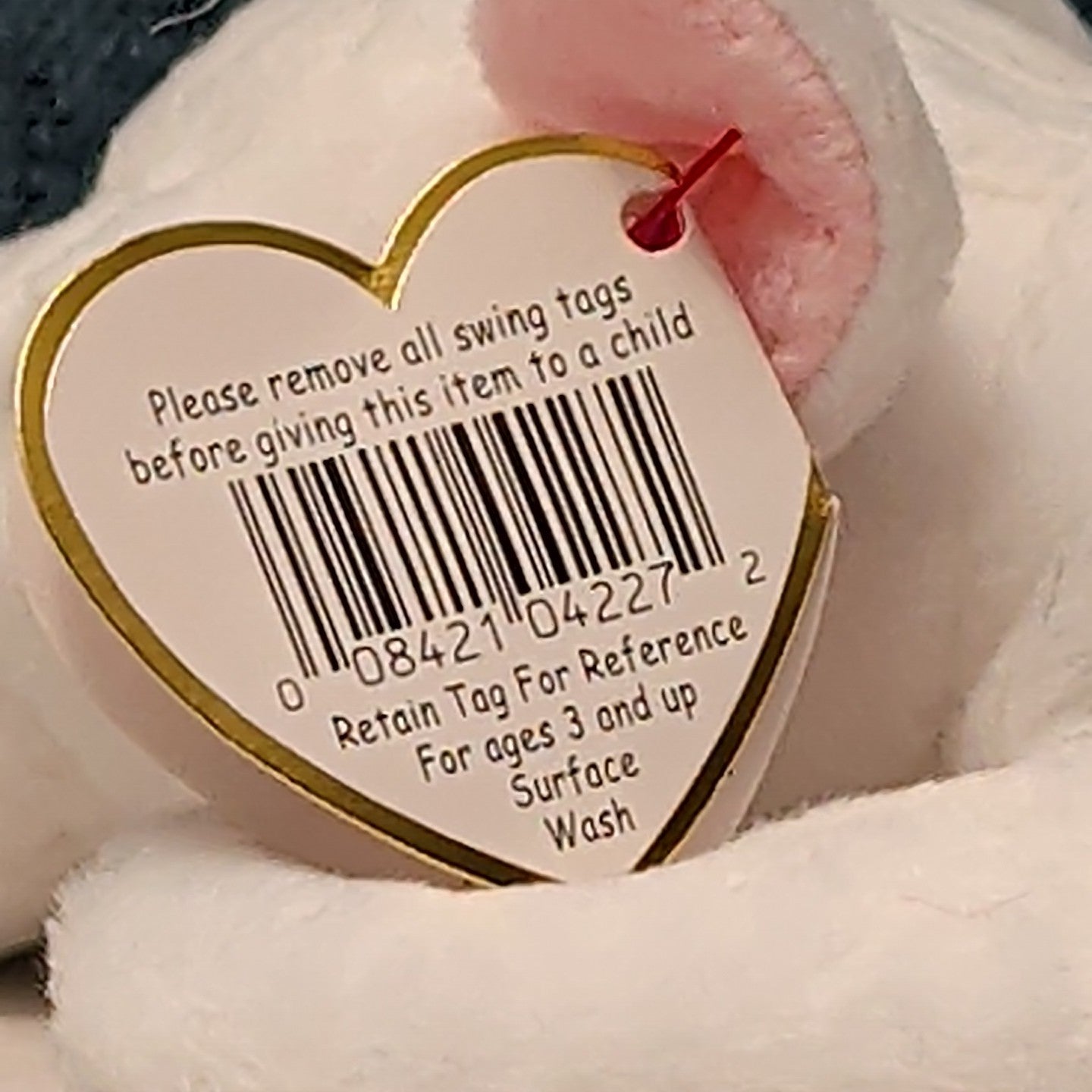 TY Beanie Baby BUTCH the Bull Terrier 1999 | MWMT Mint Tags | Gasport Error
