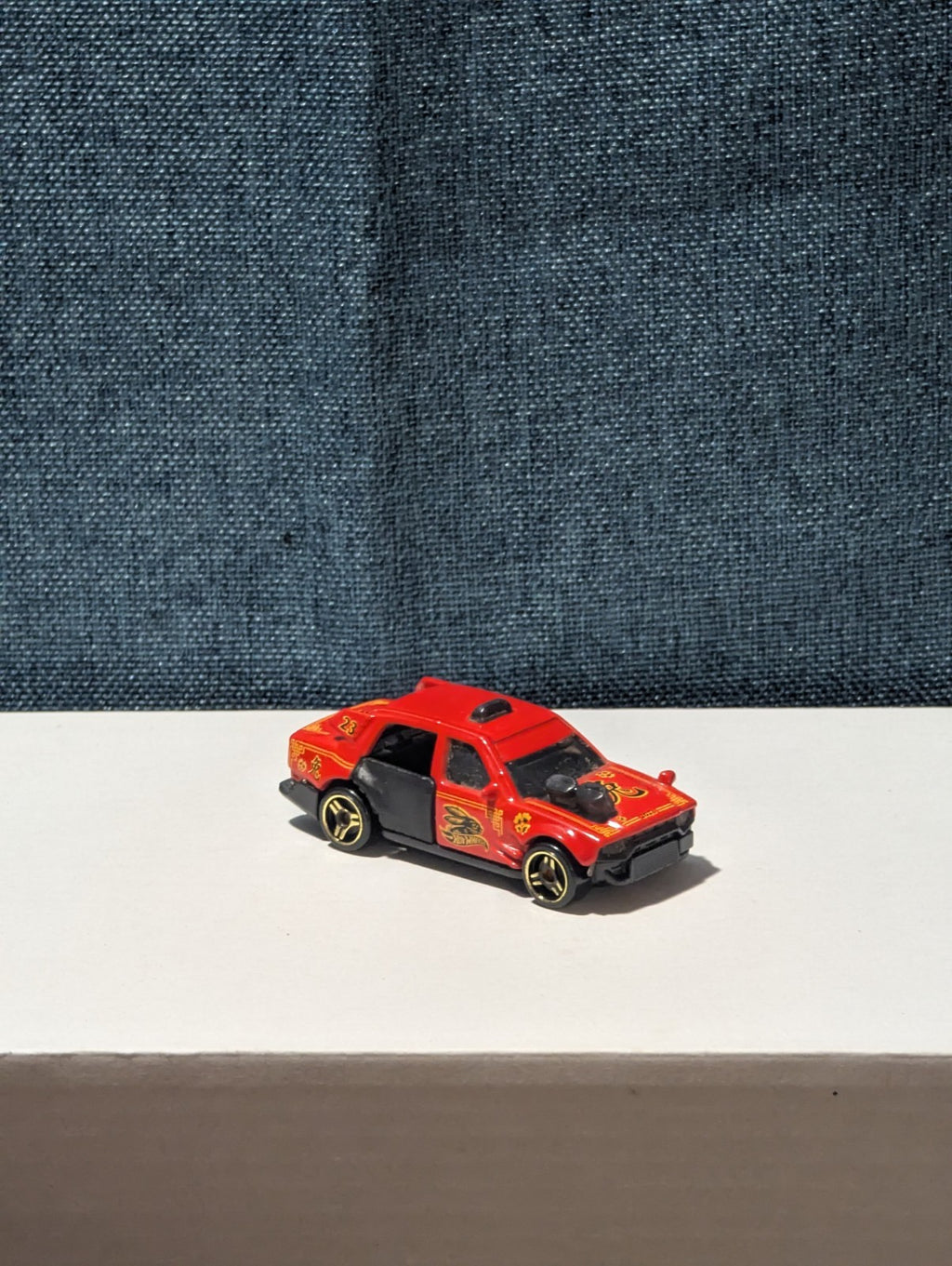Hot Wheels Time Attaxi Year of the Rabbit '23 | Red HW Metro Series Opening Door