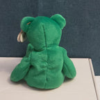 Ty Beanie Baby Erin the Bear 1997 Retired MWMT P.E. Pellets Irish Green Clover