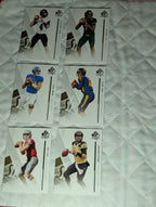2013 SP Authentic Football COMPLETE BASE SET (1-100) w/ Travis Kelce Rookie RC