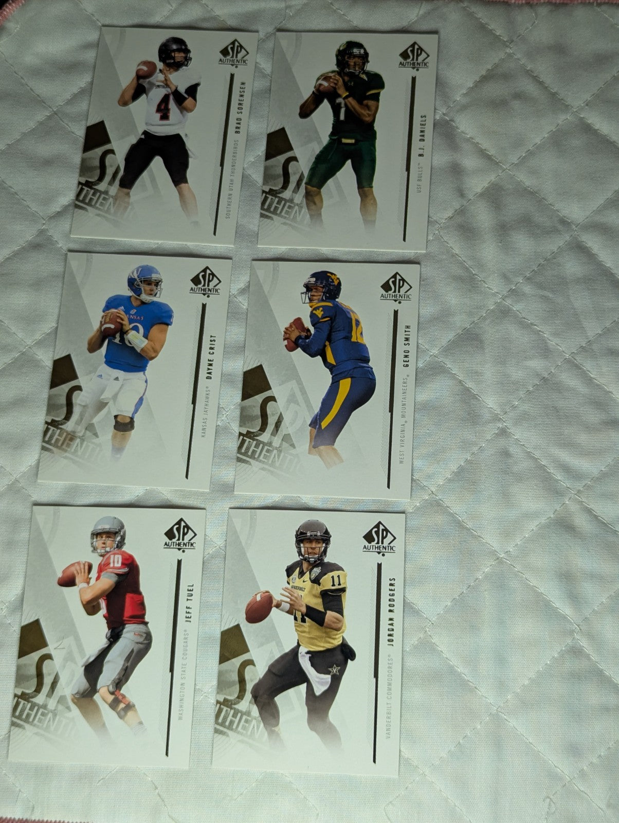 2013 SP Authentic Football COMPLETE BASE SET (1-100) w/ Travis Kelce Rookie RC