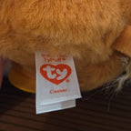 Ty Puffies Beanie Balls Caesar Lion Plush Toy 3" Glitter Eyes with tag Protector
