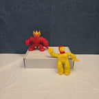 Goo Jit Zu Heroes Marvel Set of 4 Hulk Iron Man Pantaro Blazagon Squishy Toy