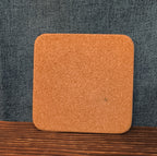 Christmas Tree Cork Back Coaster Holiday Decor Single
