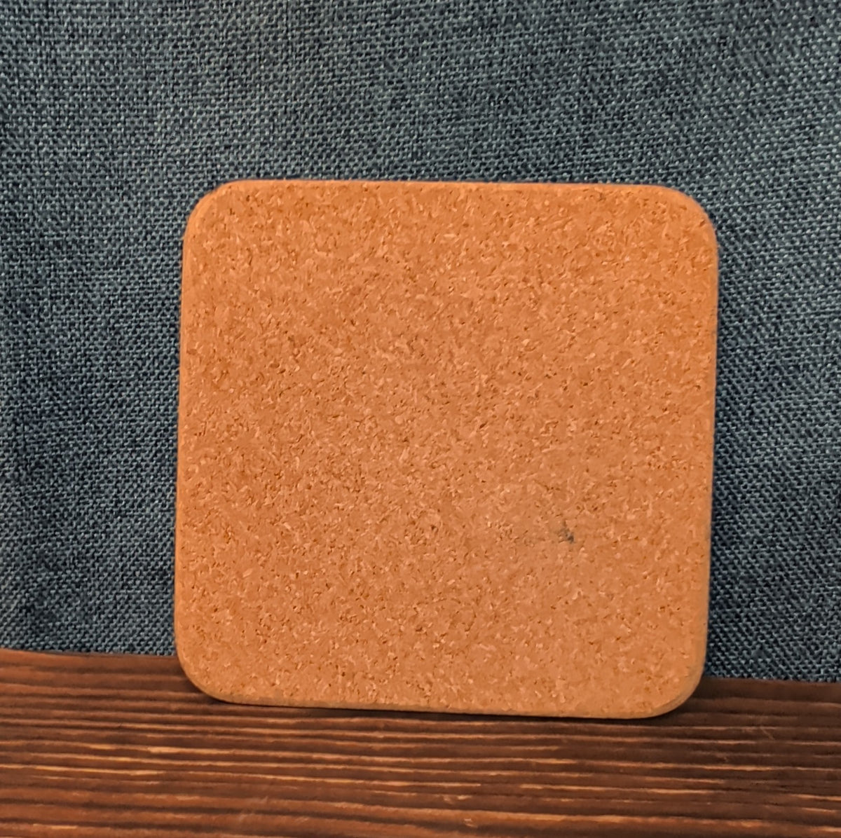 Christmas Tree Cork Back Coaster Holiday Decor Single