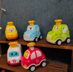 5Pc Pull Back Toy Car Set Toddler Kawaii Push Play