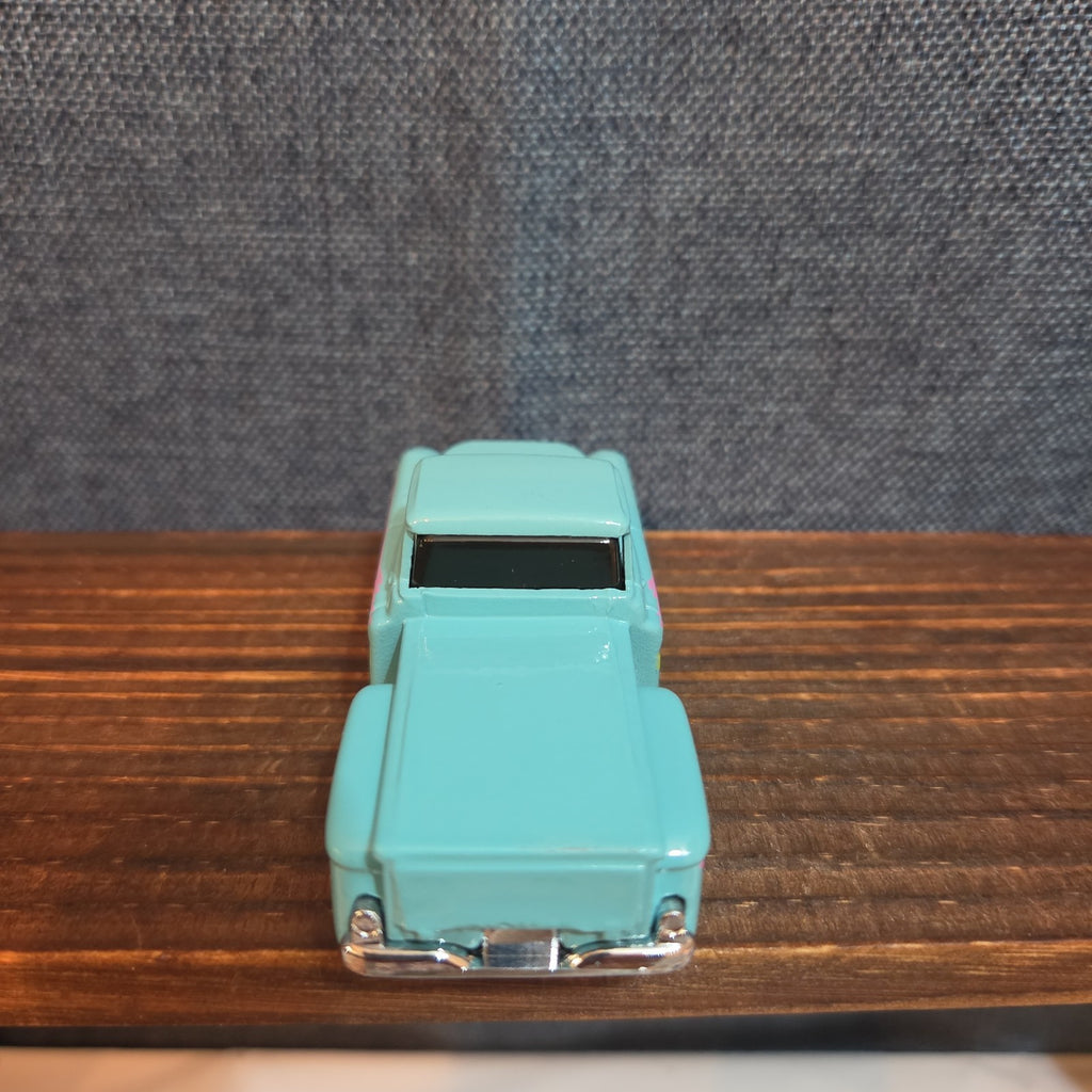 Hot Wheels Flashsider 1956 Chevy Teal Diecast 90s