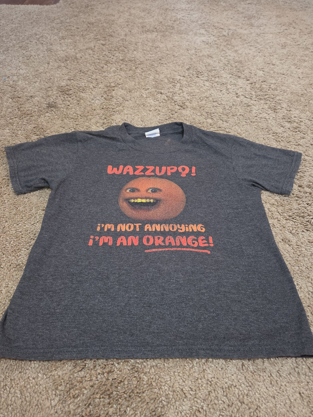 Port & Company Annoying Orange Meme Graphic T-Shirt