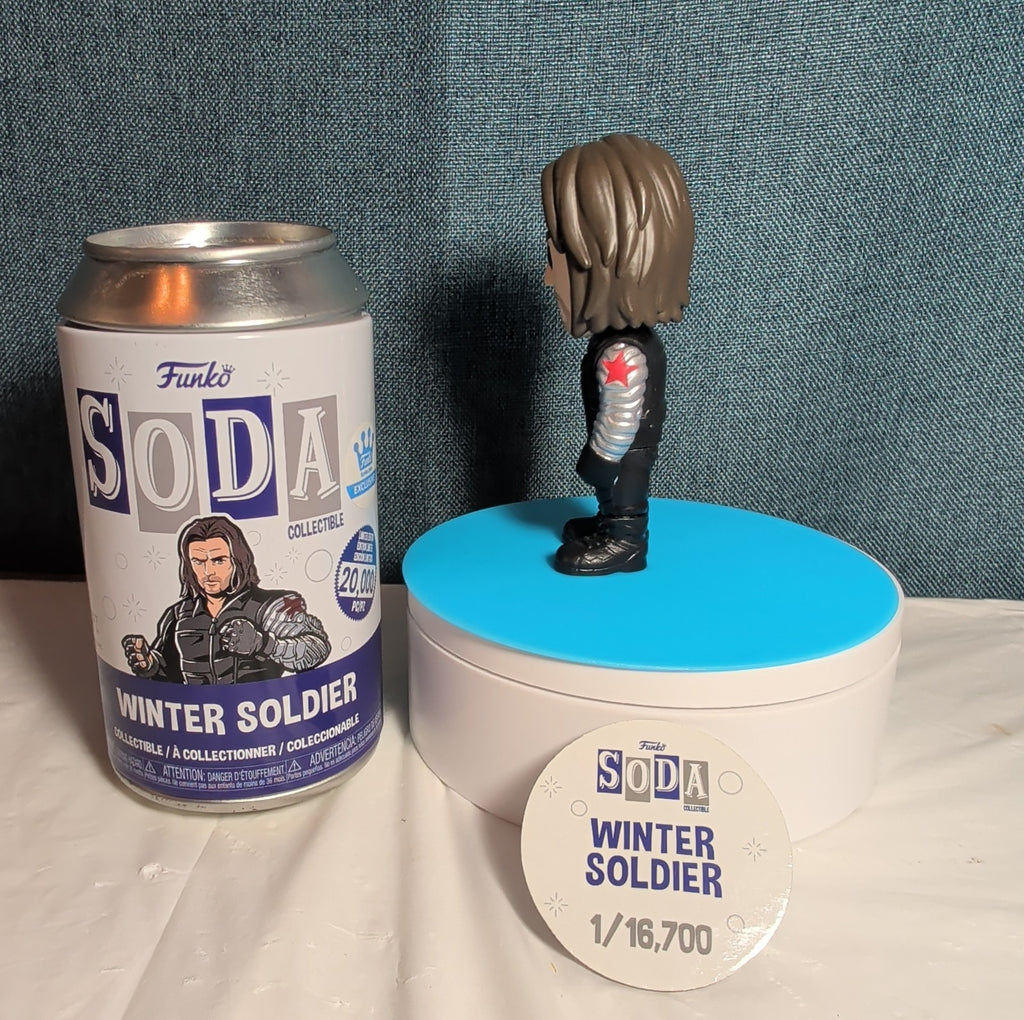 Funko Soda Winter Soldier Marvel MCU Vinyl Figure 1/16,700 w Can