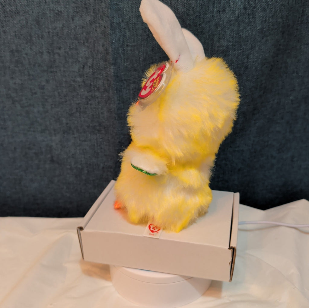 Ty Beanie Boos Coop The Easter Chick Bunny Ears Plush 6" Glitter Eyes NWT