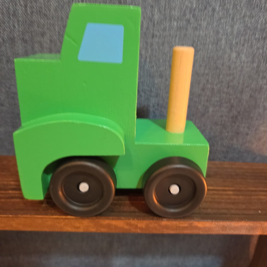 Melissa & Doug Wooden Car Carrier Truck Cab Green Replacement
