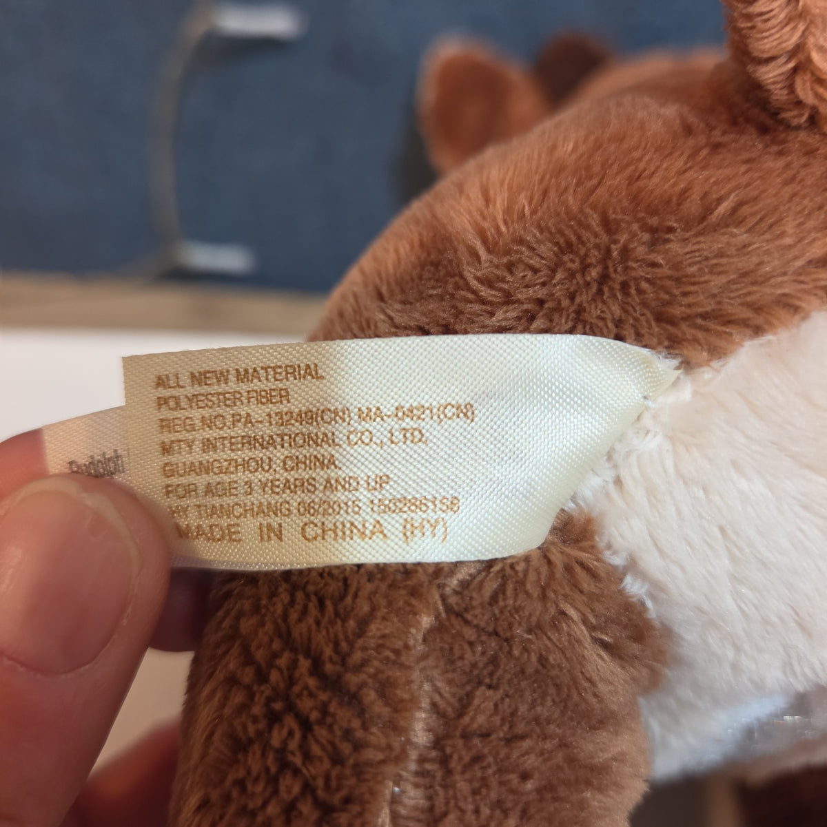 Dan Dee Rudolph Red Nosed Reindeer 15" Plush Light Sings