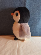 Ty Beanie Boos Pongo Penguin Plush 7" Blue Glitter Eyes 2017- No Tag
