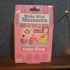 Make Mini Moments Cake Shop DIY Ceramic Paint Kit Miniatures