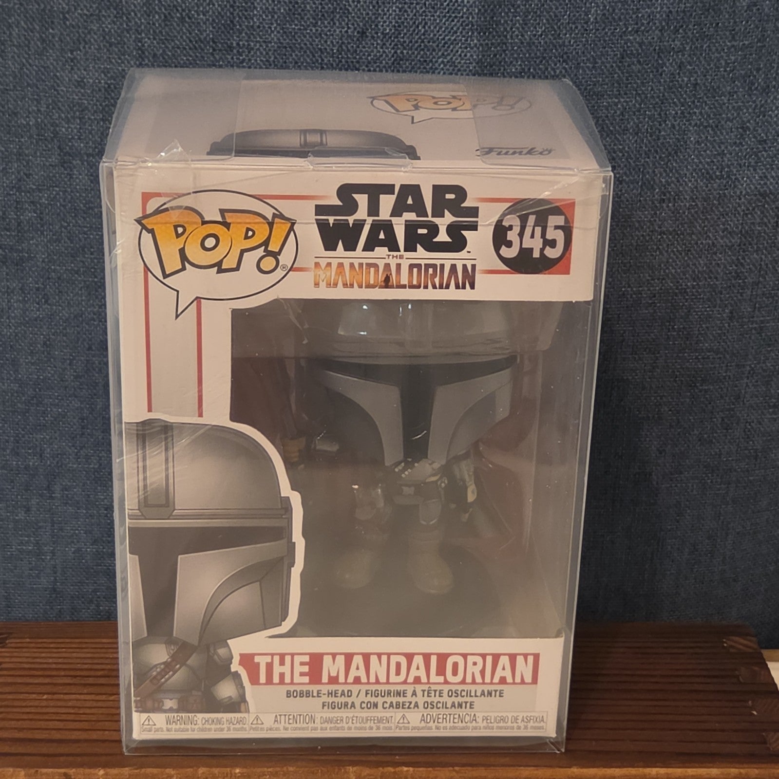 Funko Pop Star Wars The Mandalorian #345 Beskar Vinyl Figure with Protector