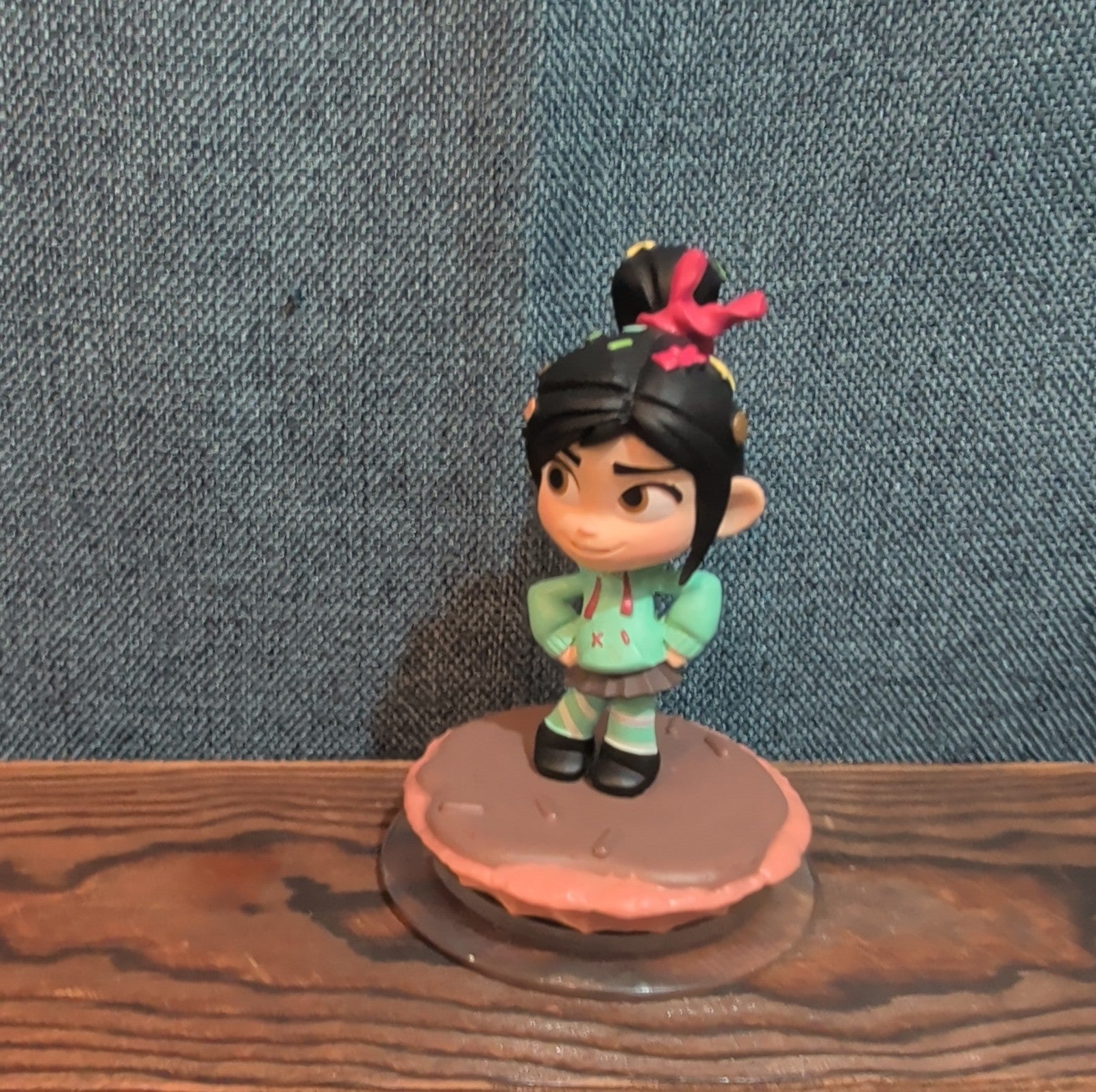 Disney Infinity Wreck It Ralph Vanellope 2 Figure Lot PVC Loose