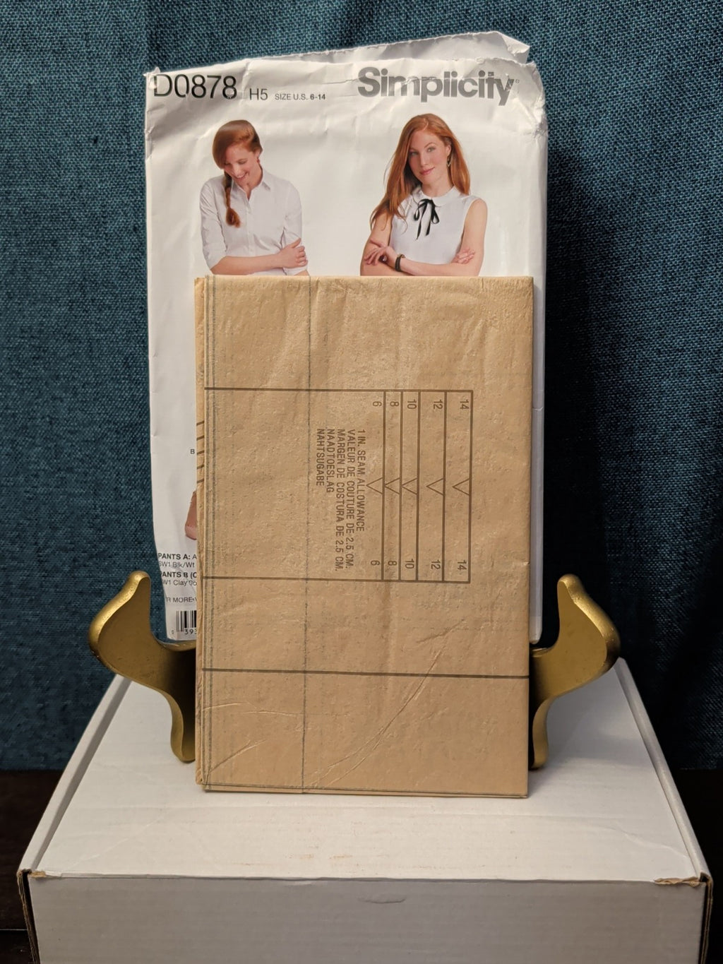 UNCUT Simplicity Pattern D0878 (8514) Amazing Fit Pants Trousers Slim Avg Curvy