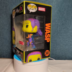 Funko Pop Marvel Infinity Saga Blacklight Wasp 341 Target Exclusive in Protector