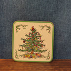 Christmas Tree Cork Back Coaster Holiday Decor Single