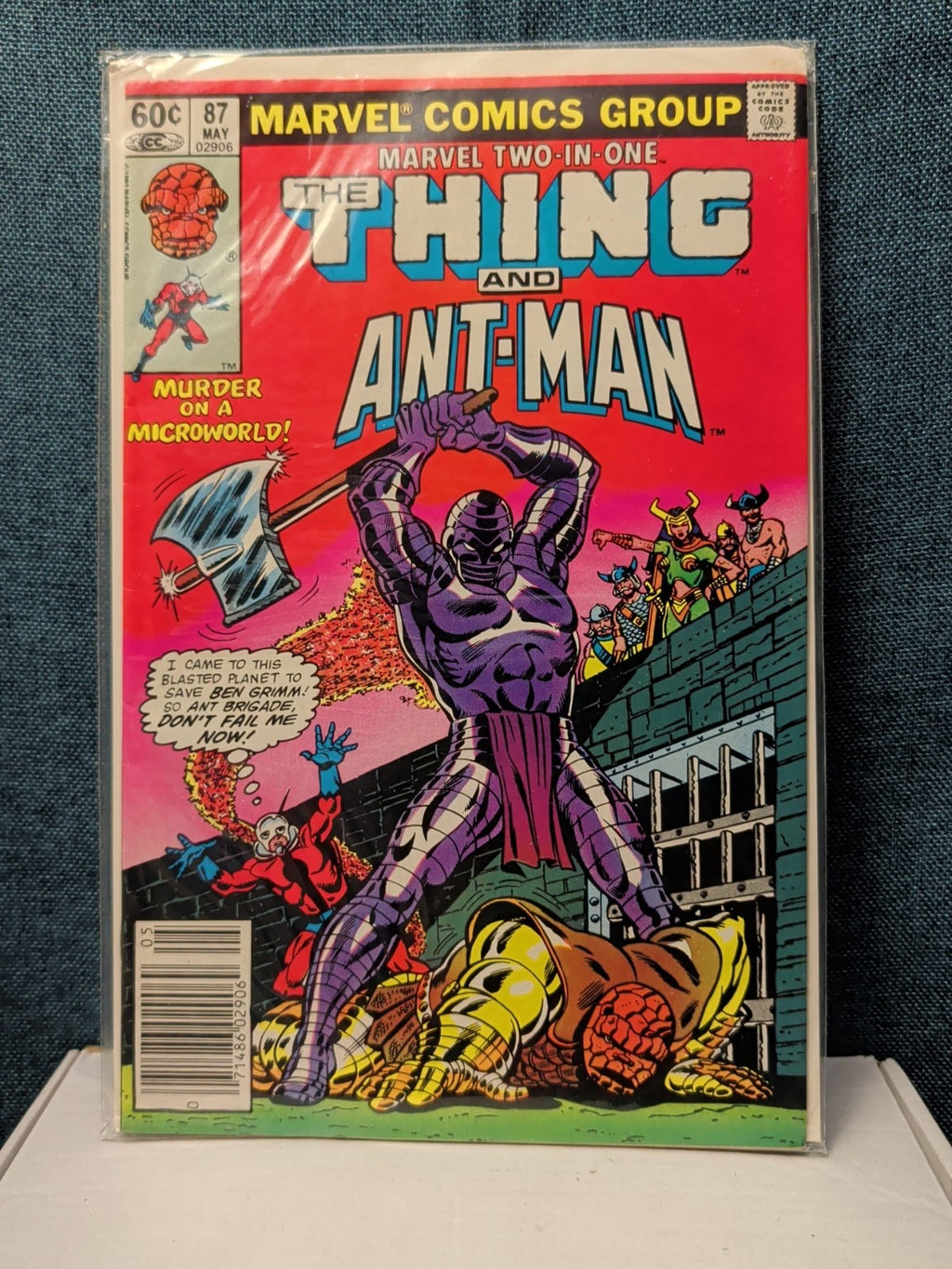 Marvel Two-In-One #87 The Thing Ant-Man 1982 Newsstand | Scott Lang | Good