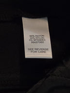 Cato Black Slacks Womens MP Classic Stretch Pull On Pants Comfort