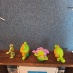 McDonalds Sanrio TMNT Happy Meal Toy Lot 4 Plastic Figures 2025