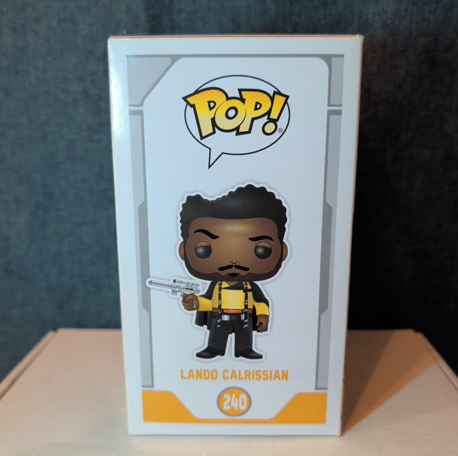 Funko POP Star Wars Lando Calrissian 240 Vinyl Bobble-Head In Box w/ Protector