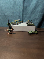 8 Pc. Soldier Action Figure & K9 Dog | Army Vehicles| Military Toy Strike Team