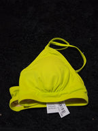 Amazon Essentials Bikini Top M Lime Green UPF 50+ Bralette Swimwear NWT Summer