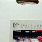 2000 Topps Gallery Rusty Greer #4 Texas Rangers Canvas Texture Baseball Card