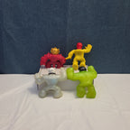 Goo Jit Zu Heroes Marvel Set of 4 Hulk Iron Man Pantaro Blazagon Squishy Toy