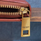 Margot New York Gina Compact Wallet Brandy Leather Boho
