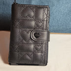Betsey Johnson Luv Betsey Heart Quilted Wallet Y2K Goth