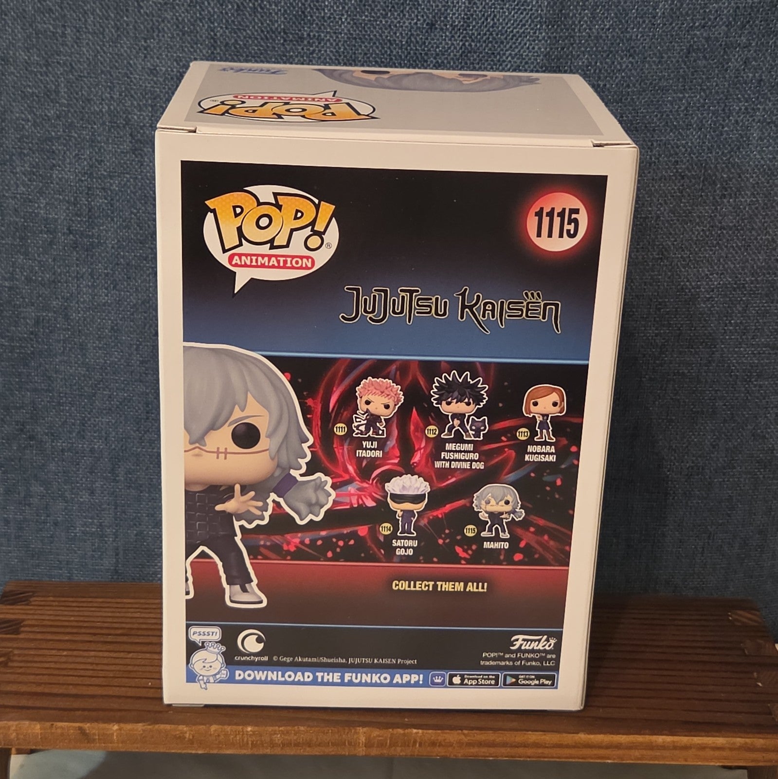 Funko Pop Animation Jujutsu Kaisen Mahito #1115 Vinyl Figure with Protector