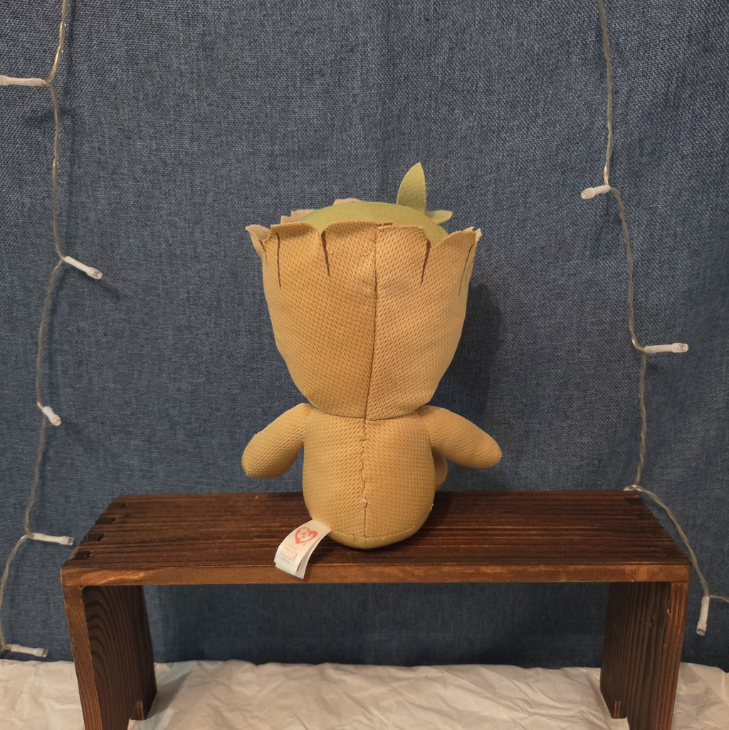 TY Beanie Baby Marvel Groot 6" Plush Textured Fabric Comic
