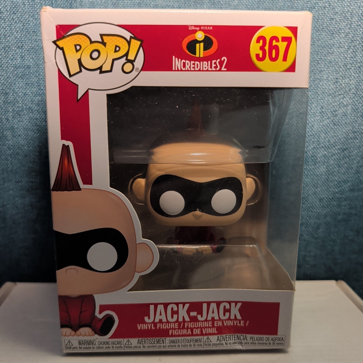 Funko Pop Jack-Jack Incredibles 2 #367 Disney Pixar Figure in Box With Protector