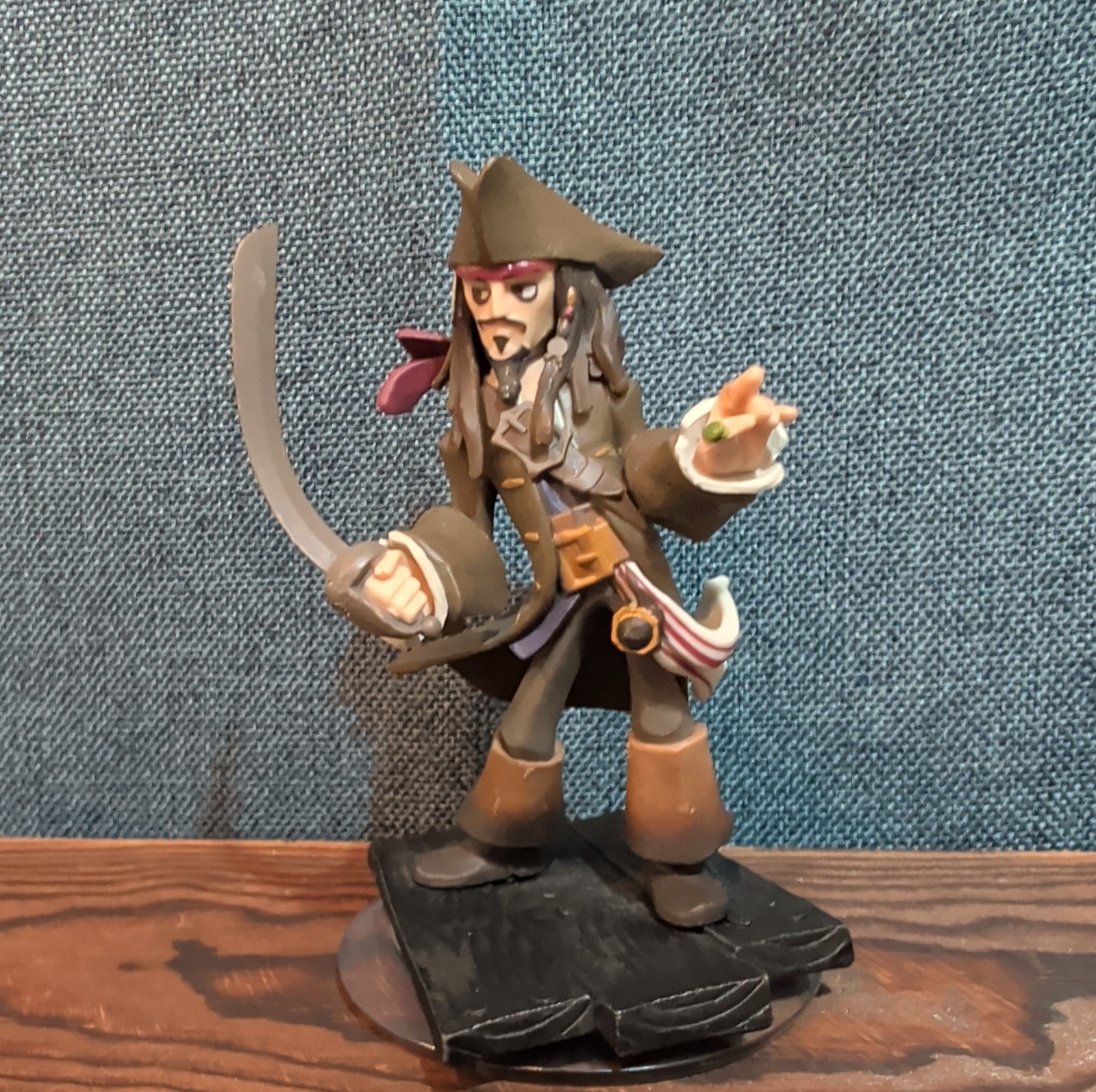 Disney Infinity 1.0 Pirates Jack Sparrow Barbossa Figures Loose