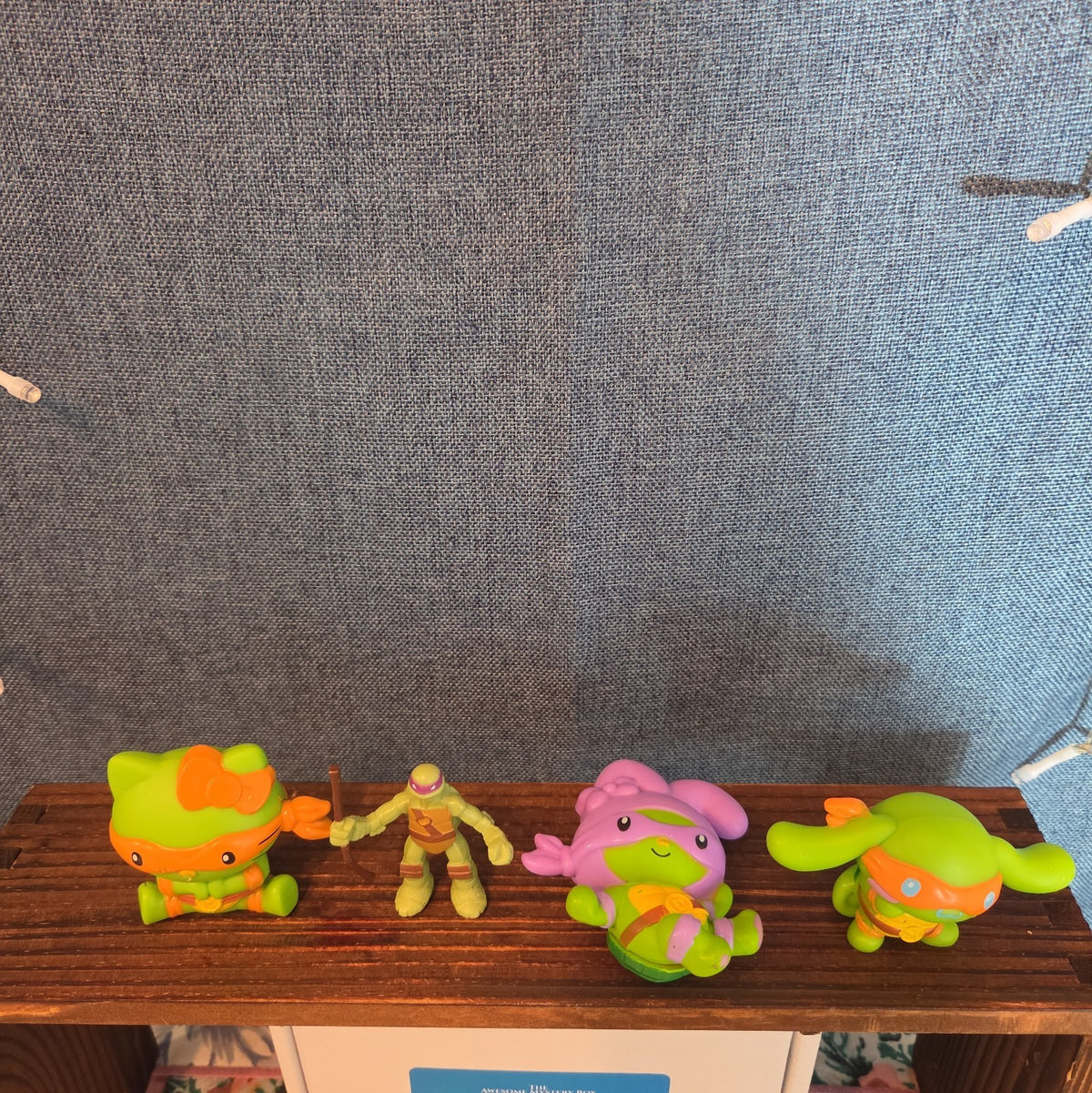 McDonalds Sanrio TMNT Happy Meal Toy Lot 4 Plastic Figures 2025