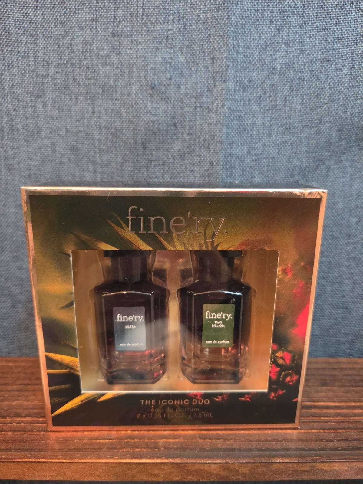 Fine'ry The Iconic Duo Men's Perfume Set Ultra Two 2X NIB Fragrance Travel