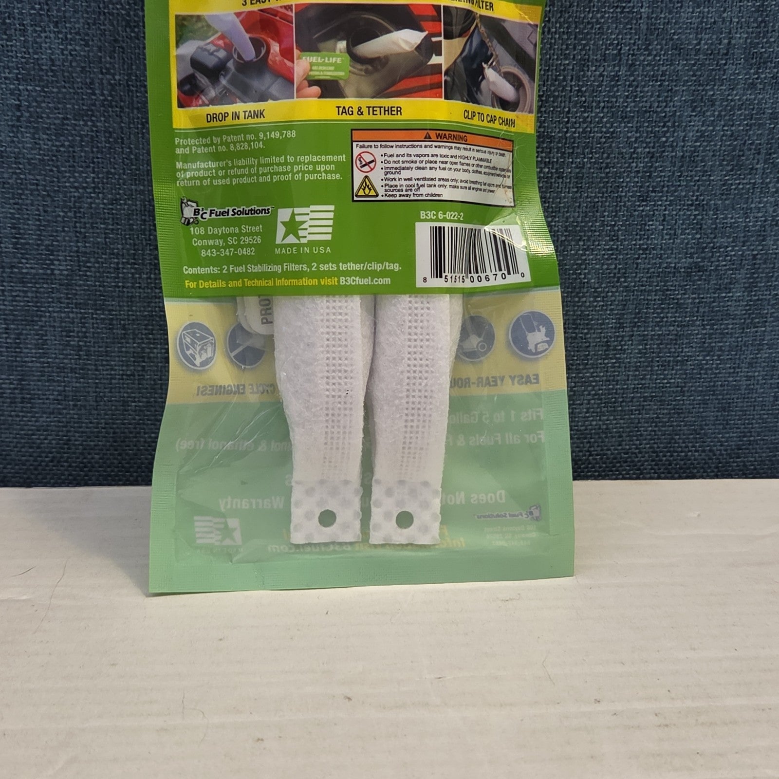 Fuel Life In-Tank Fuel Stabilizer Filter B3C Small Engine 2 Pack Mower Chainsaw