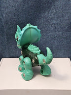 Take Apart Dinosaur Triceratops Figure Only | Green DIY Building Toy