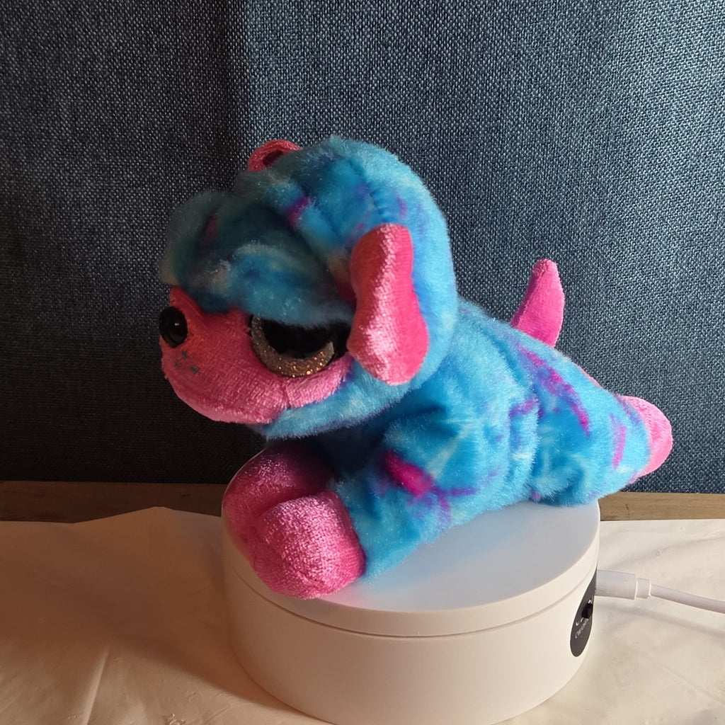 Zuru CoCo Surprise Neon Cone Poppy The Dog Blue & Pink Plush W/ Surprise Inside