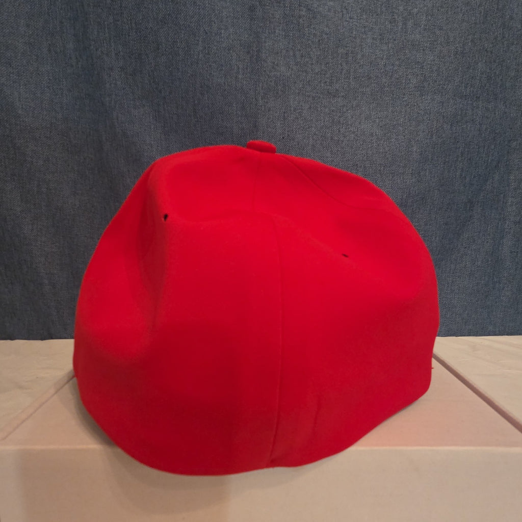 Flexfit Delta Hat SM Red Fly Embroidered Baseball Cap Fitted Performance 180