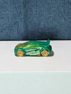 Hot Wheels Technetium Green Diecast Car | Nitrobot Attack Set Exclusive | Track