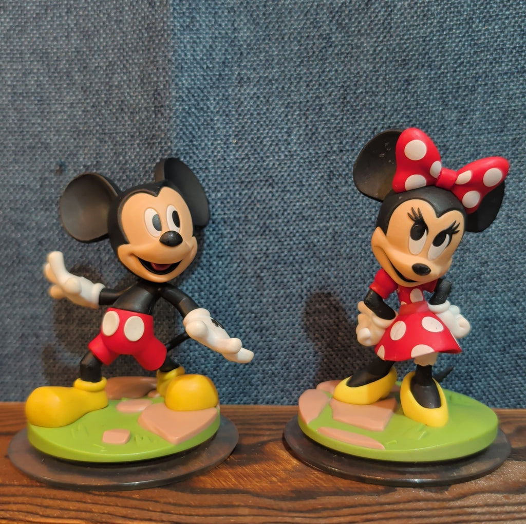 Disney Infinity 3.0 Mickey Minnie Mouse 2 Figure Lot PVC Loose