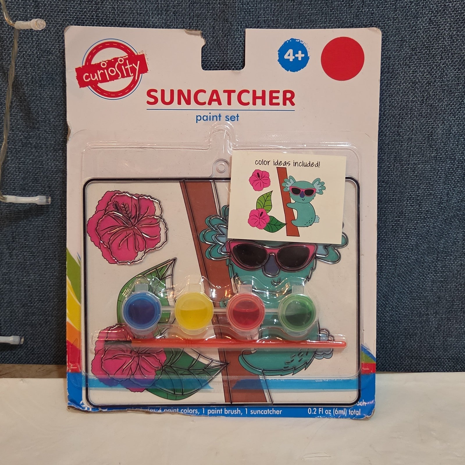 Curiosity Koala Suncatcher Paint Kit Window Art Kids