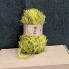 Red Heart Foxy Eyelash Yarn Lime Green