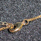 Bubble Letter E Necklace Rhinestone Gold Tone Y2K Vibe